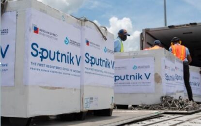 Guyana to receive 60,000 more doses of Sputnik V vaccine next week