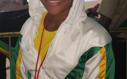 “Aleka was destined for the Olympics but this one is a bit early” says Coach Baksh