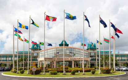 Work restarts on solar energy project at CARICOM Secretariat