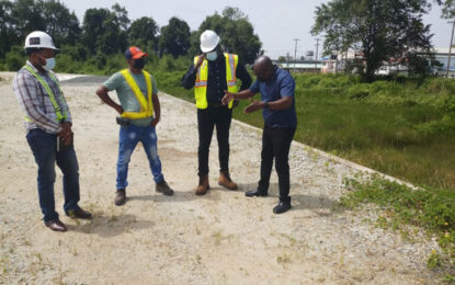 DoS Ninvalle has firsthand look at Burnham Park Track & Field Facility