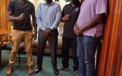 Director of Sports meets Trinidadian Olympic bound boxer