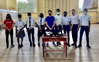 Badminton’s Shuttle time programme held in Linden