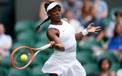 Sloane Stephens defeats two-time Wimbledon champion Petra Kvitova in first round