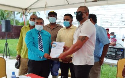 Over $63M in contracts inked for rehabilitation of 3 streets in Berbice