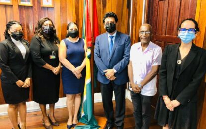UG, AG discuss a new agreement for automatic admission of UG Law grads to Hugh Wooding
