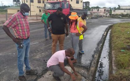 Underground water springs holding up emergency road works in Region 10