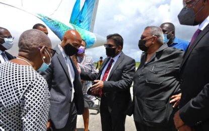 CDB President visits Guyana