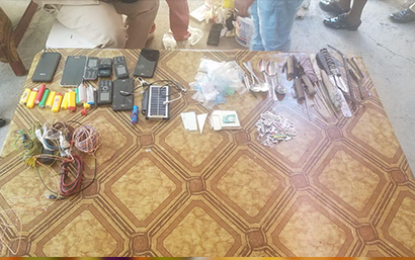 Contraband found during routine search at NA Prison