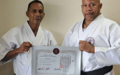 Shihan Jeffrey Wong receives official Karate-do conferment in Florida, USA