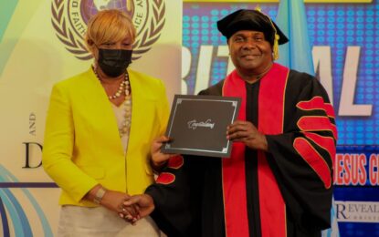 Over fifteen locals awarded with honourary doctorates, certificates of distinction by UN-accredited church body