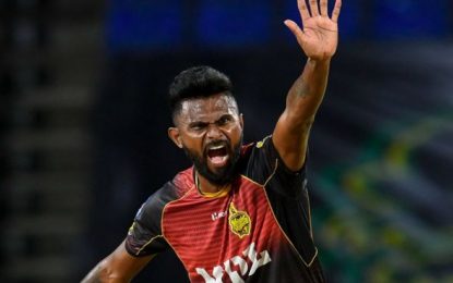 Kieron Pollard cuts loose to seal chase after Isuru Udana’s five-wicket haul