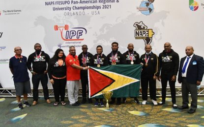 18th IPF/NAPF/Pan American Regional Powerlifting C/ships… DoS Ninvalle applaud Team Guyana on their performance, commits to Govt continued support