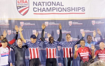 Guyana & WS United Track specialist James Joseph signs off with Team Sprint gold
