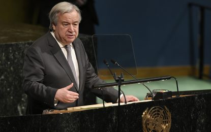 UN Secretary General tells world leaders: tax Exxon, and other polluters, not the people