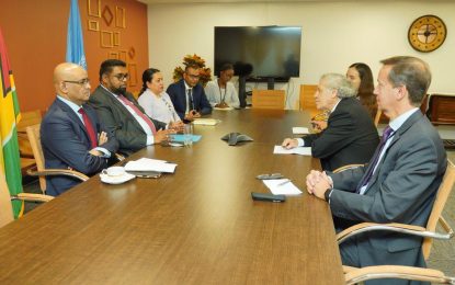 President Ali, OAS Secretary General discuss Venezuela border controversy, electoral reform