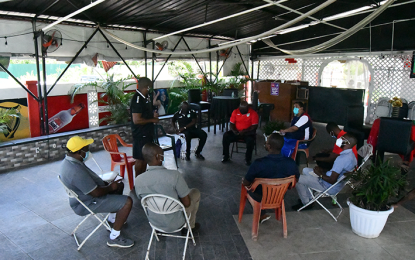 GFF interact with Berbice FA Executive and Referees