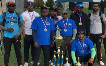 Berbice are Dassie Inter-County Round-Arm champions in Canada
