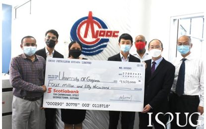 Stabroek Block partner funds 18 UG scholarships; half going to Amerindian Students