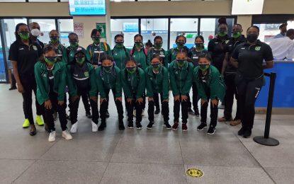 Hinterland-focused Guyana U17 Female squad departs for Concacaf Qualifiers