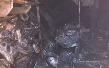 Overheated generator causes fire on vessel at Gafoors wharf