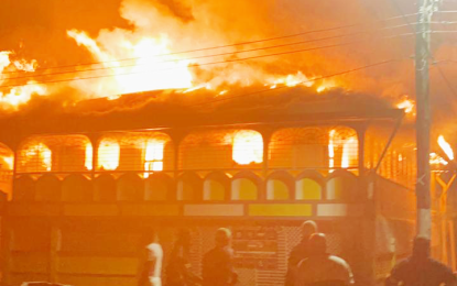 Skeldon guesthouse destroyed by fire