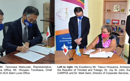CARPHA signs agreement with Japan for new cooperation against COVID – 19