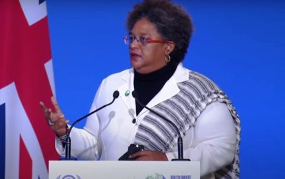 Failing to act on Climate Change is a death sentence for all — B/dos PM tells World Leaders