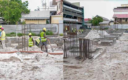 St. Rose’s School sewage breakage…