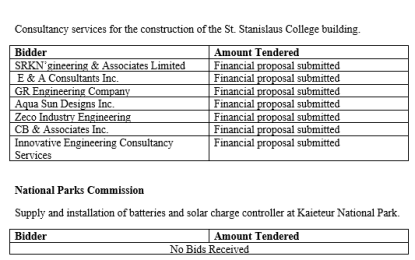 Ed. Ministry seeking consultancy services for construction of three top schools