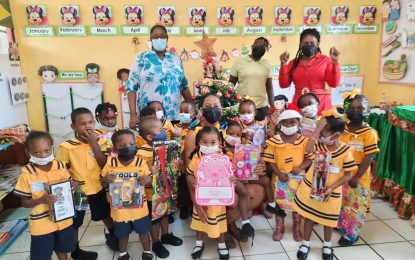 Newly launched charity, distributes gifts to kids