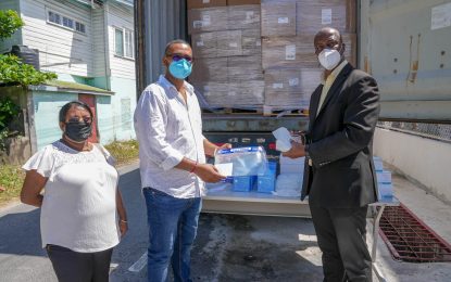 MOE receives donation of PPEs for schools