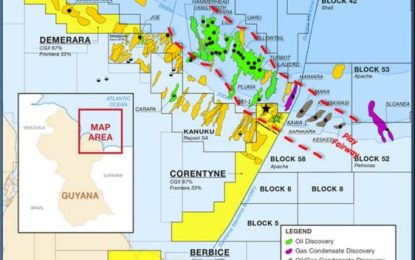 CGX, Frontera land major oil discovery at Kawa-1 well in Corentyne Block