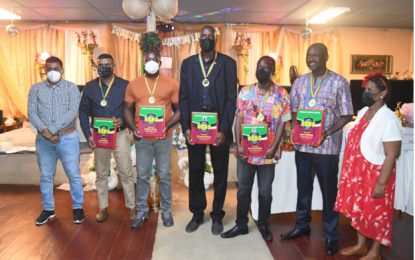 Sir Curtly Ambrose, Dr. Frank Denbow, Nolan McKenzie, Kelvin Singh & Franklin Wilson are latest recipients