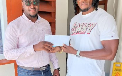 Bushman Pawnshop and Money Lending supports Rawle Toney 3X3 in Linden