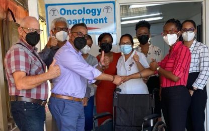 Victory Int’l donates to GPHC Oncology Dept.