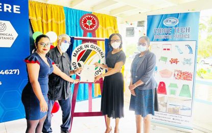 Fibre Tech is first Guyanese company certified to use GNBS’ certification mark