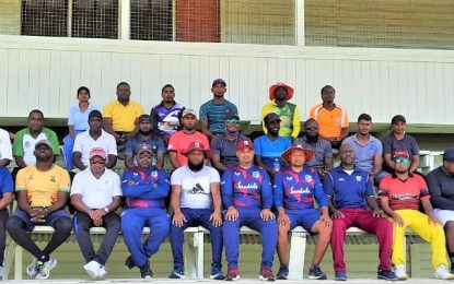 GCB/CWI Coaching Development programme began yesterday at LBI