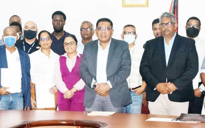Contract signed for dredging of Pomeroon River mouth