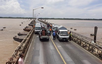 $320M contract inked for rehabilitation of pontoons for Demerara Harbour Bridge