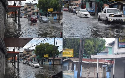Heavy downpour leaves sections of Guyana flooded
