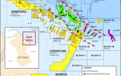 CGX upbeat about oil potential in Corentyne Block
