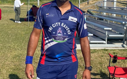 Prashad slams 95 for Tricity Ravens in Canada
