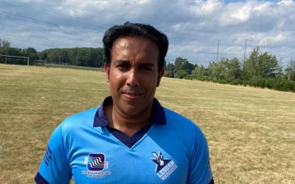 Guyanese-born Mohamed hits 105 in Canada for Leguan Warriors