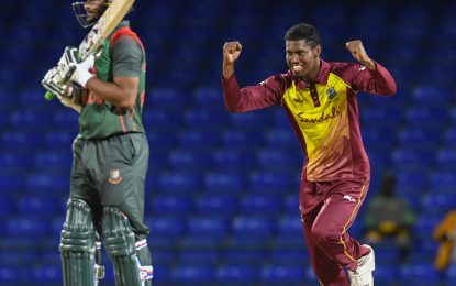 Shepherd replaces Paul for the CG United ODI Series in Guyana
