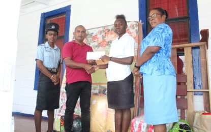 Female Rank who lost home to fire gets help