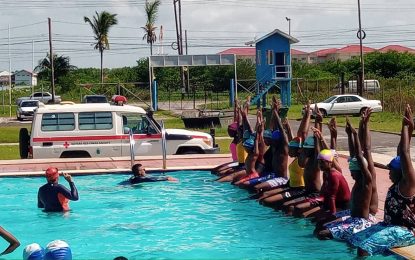 Head Coach Mahaica pleased with progress of NSC swim camp