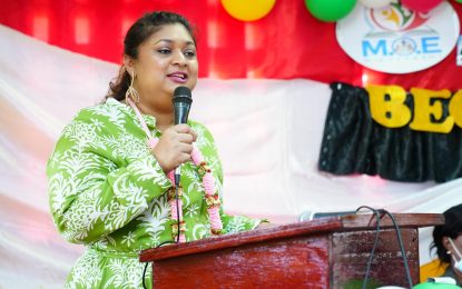 All children attending school eligible for ‘Because We Care Cash’ grant – Minister Manickchand