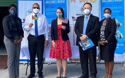 Guyana receives 52,800 Pfizer paediatric vaccines from US  