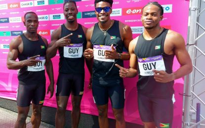Guyana 4th in 4x100m relay finals at Commonwealth Games