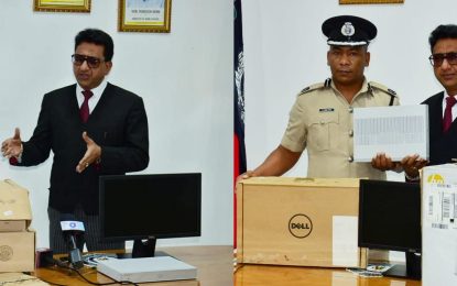 Gov’t. spends $17M on computer systems, AC units for police –says investment is to stop hand written statements
